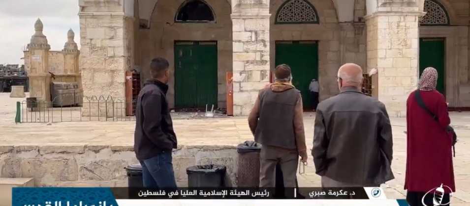 مئات المستوطنين يقتحمون الاقصى لليوم الرابع على التوالي وسط محاصرة الشبان